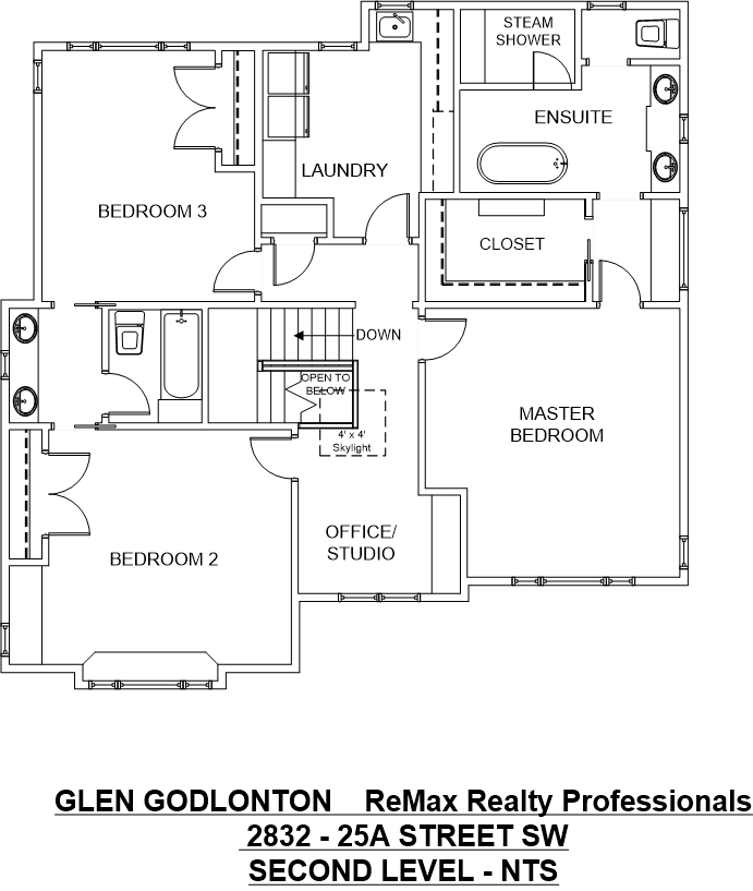Second Floor Plan 2832 25A House March 5 2020 | Richmond Executive 5 Bedroom Home